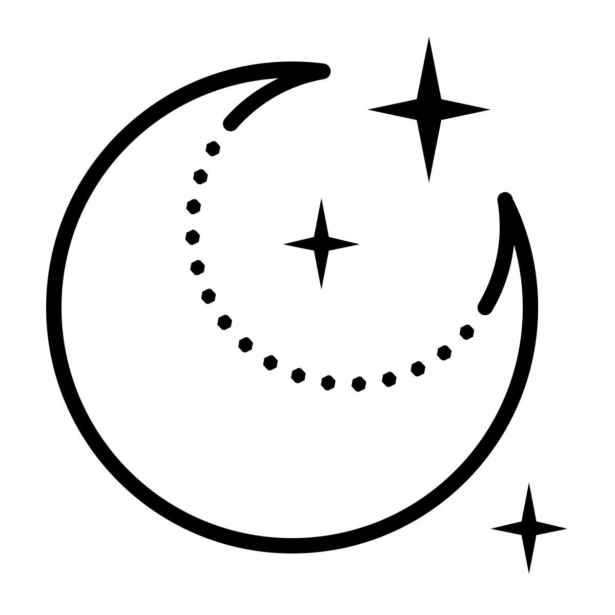 dotted style 明月 icon