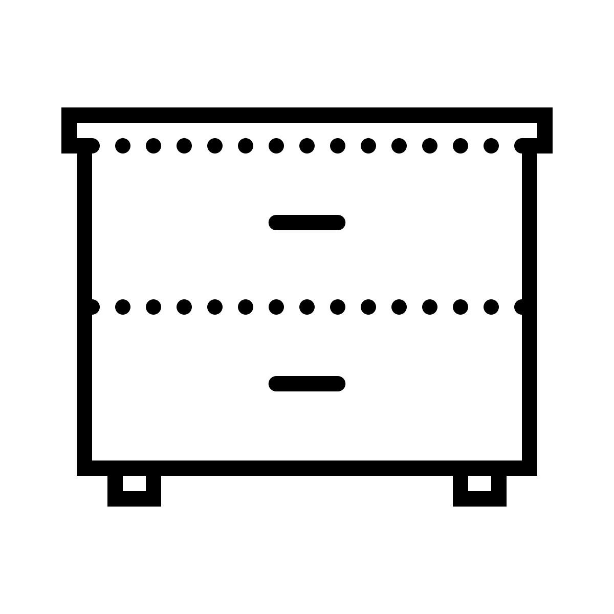 dotted style cassetto icon