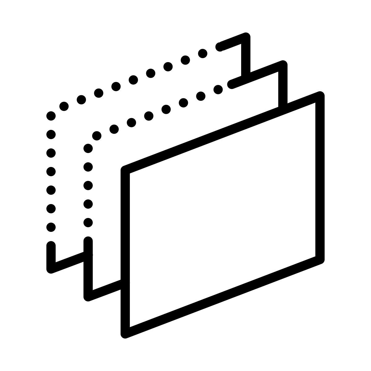 dotted style ráfagas icon