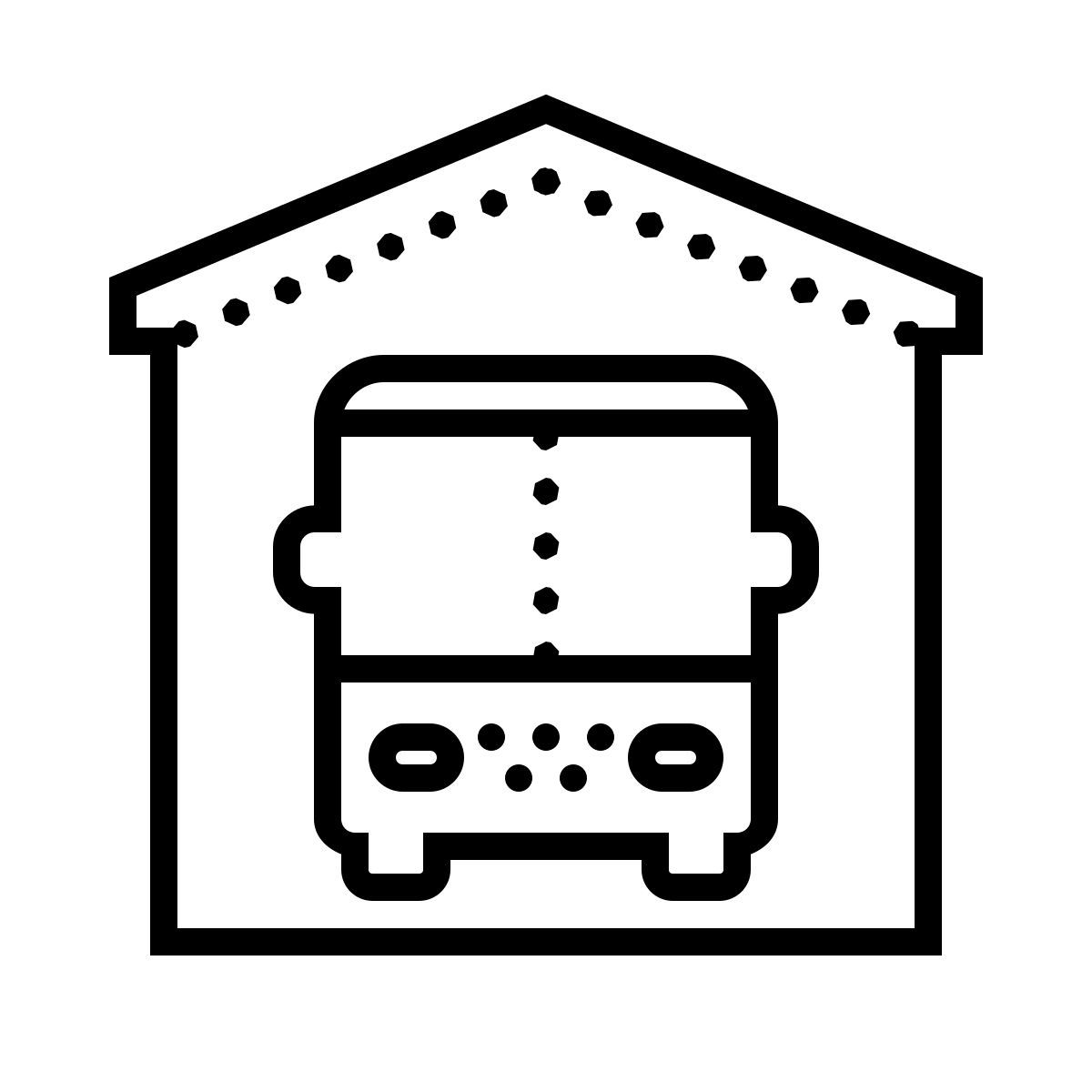 dotted style dépôt de bus icon