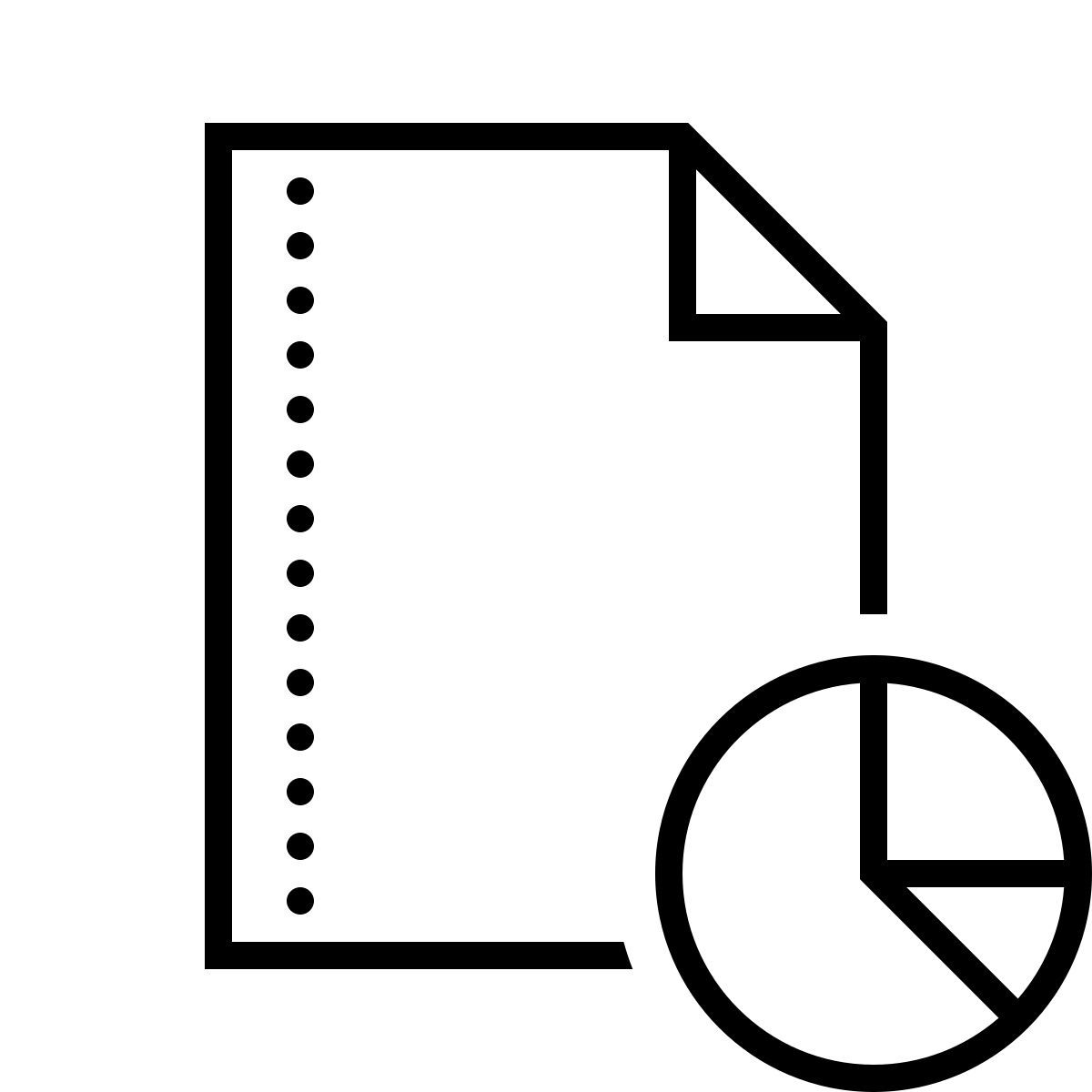 dotted style 业务报告 icon