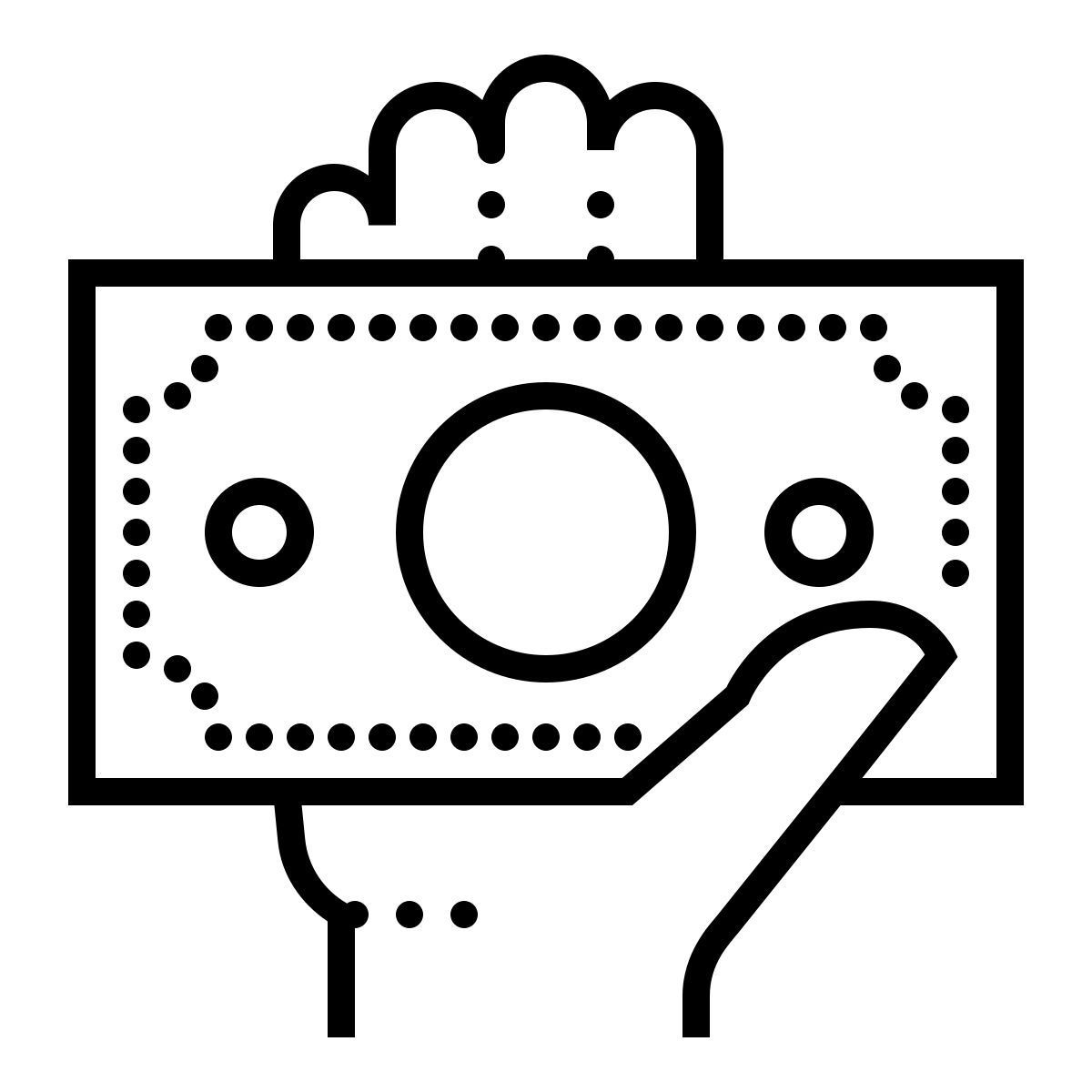 dotted style pago icon