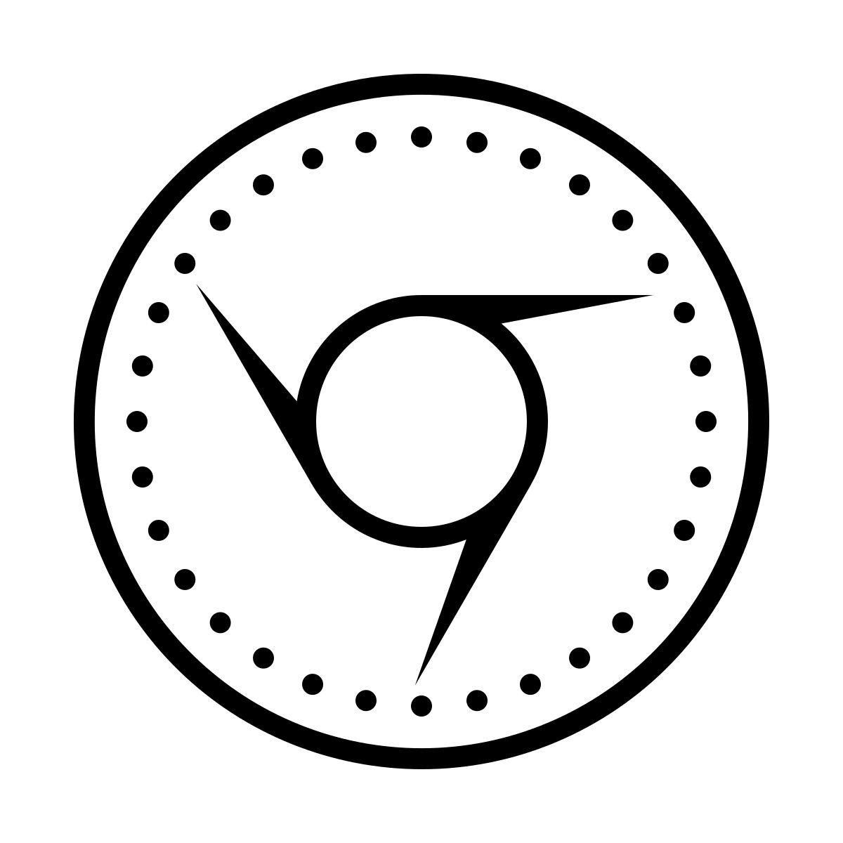 dotted style 铬 icon