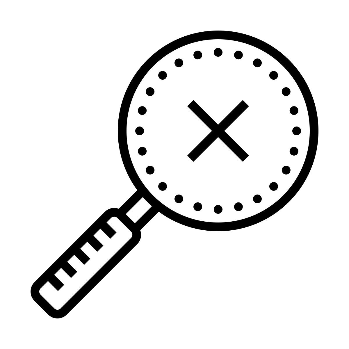 dotted style 삭제 검색 icon