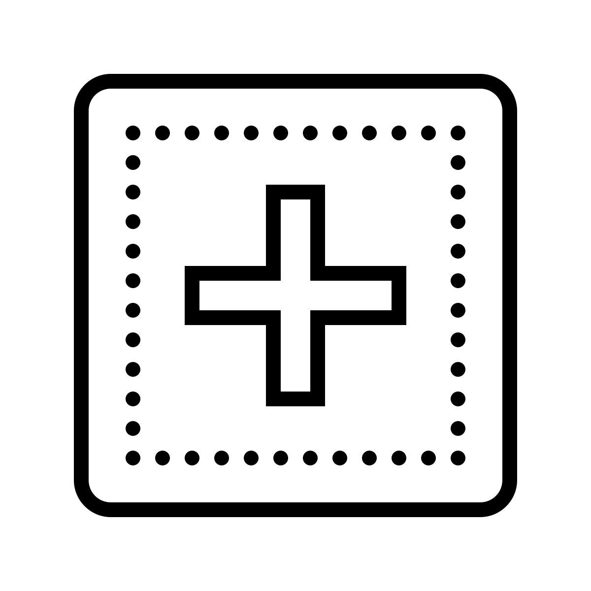 dotted style 진료소 icon