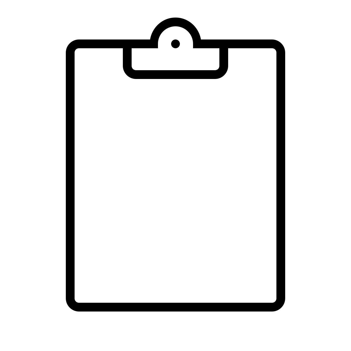 dotted style zwischenablage icon