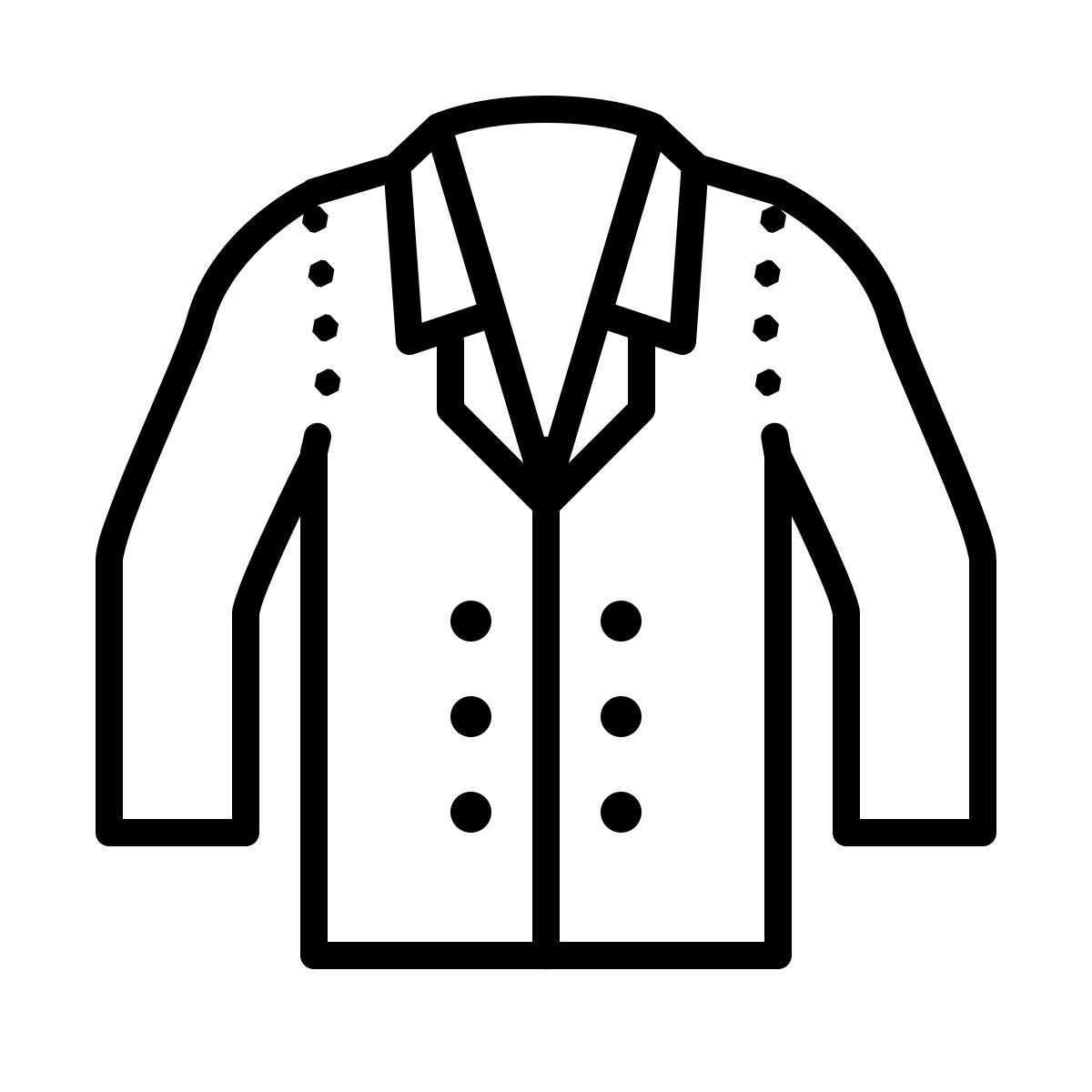 dotted style coat icon