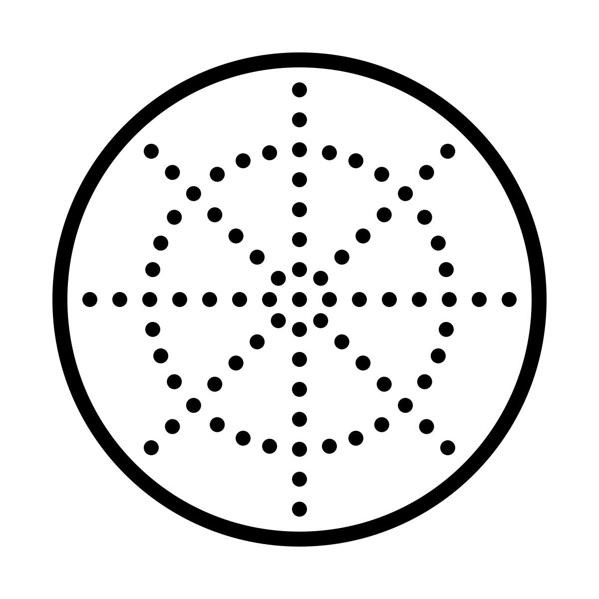 dotted style rgb icon