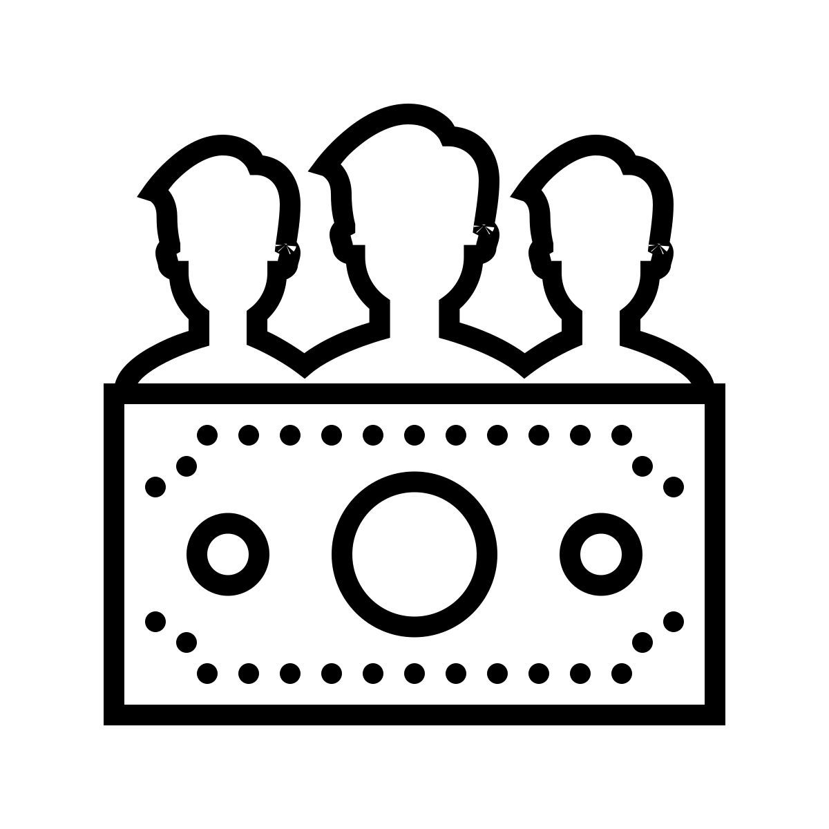 dotted style community grants icon
