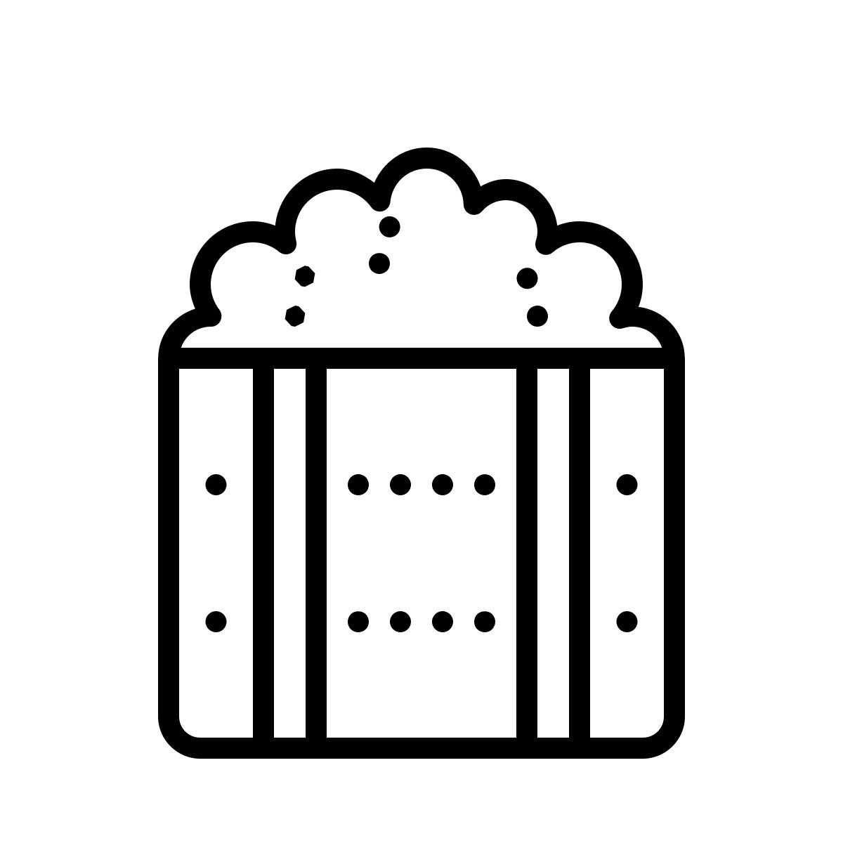 dotted style compost icon