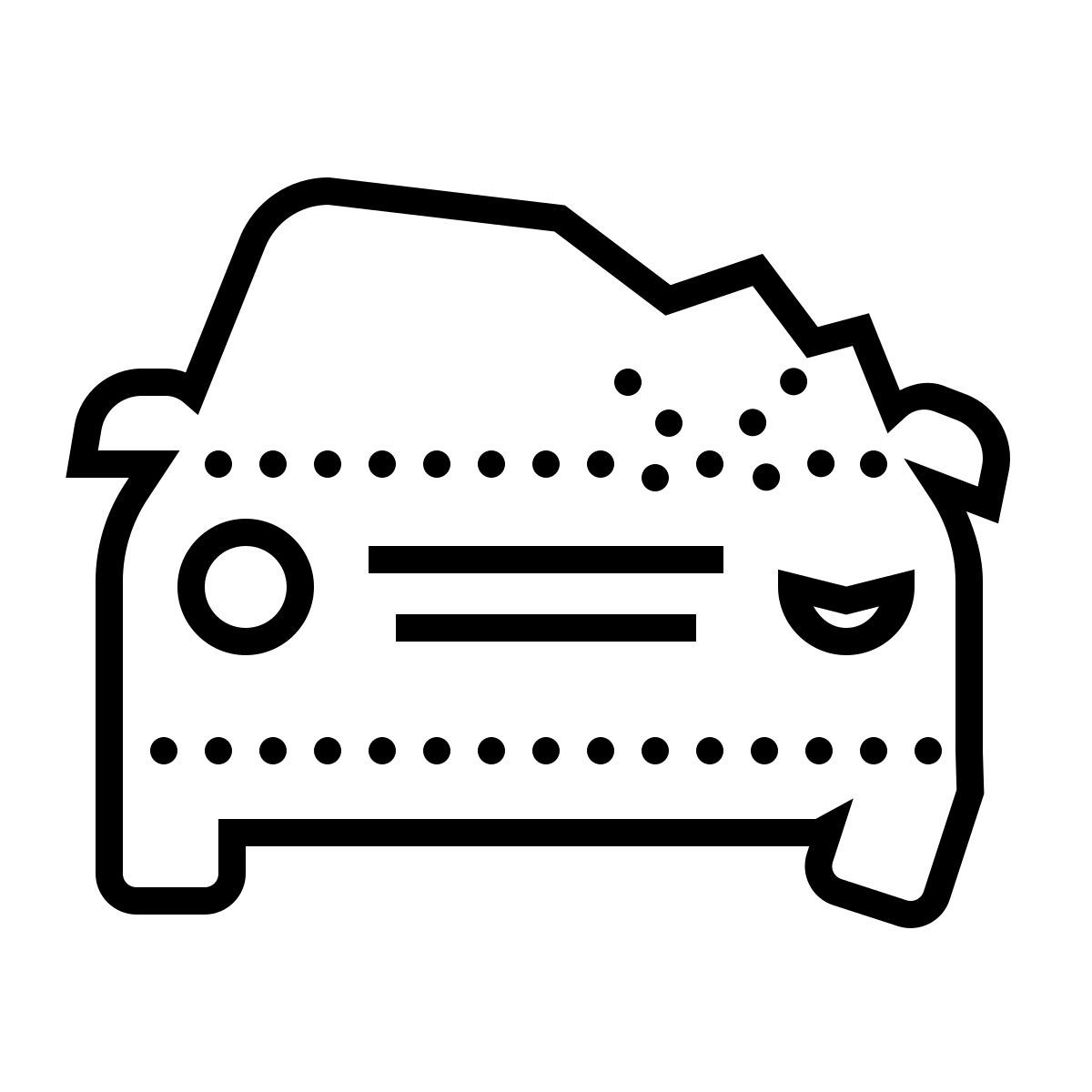 dotted style roto icon