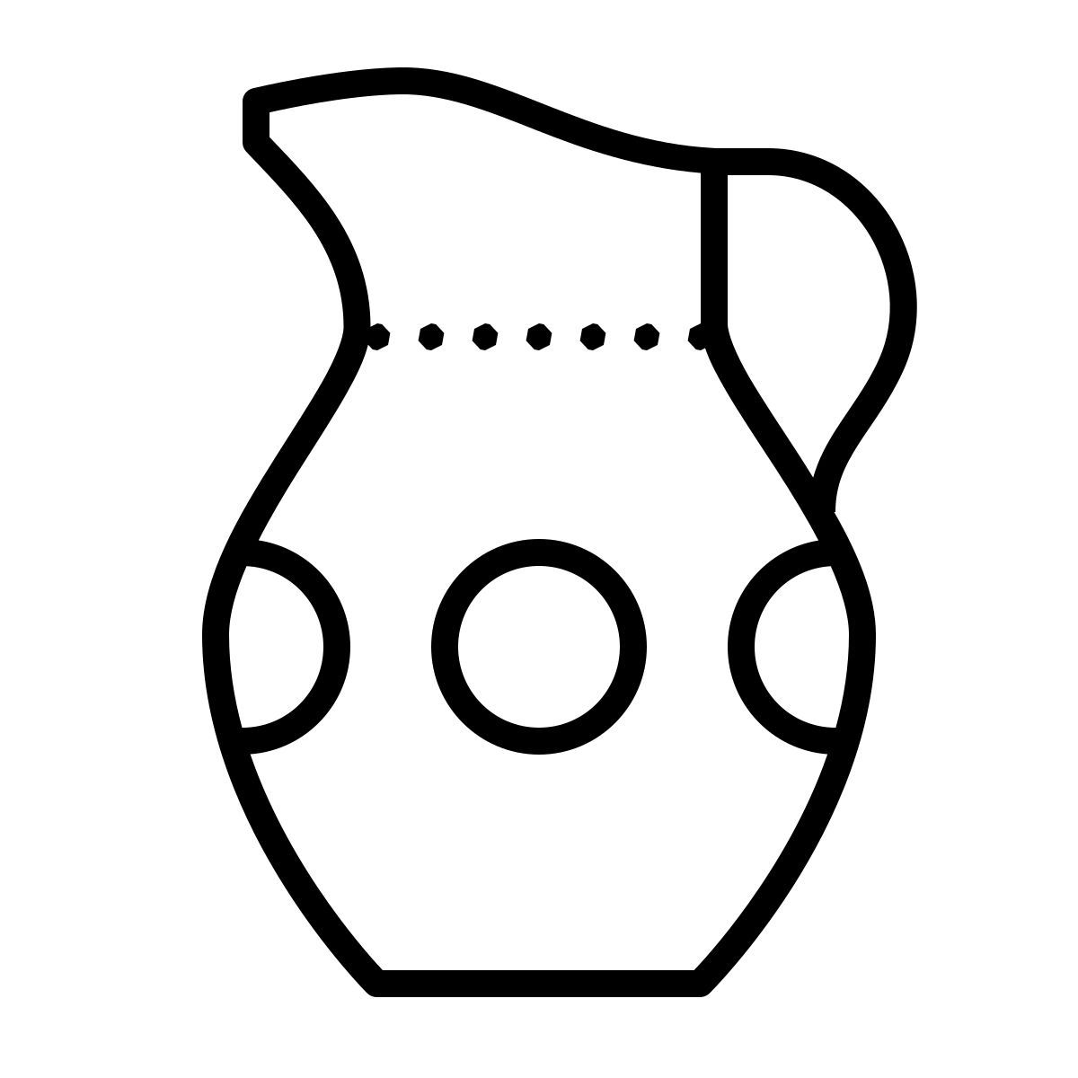 dotted style brocca icon