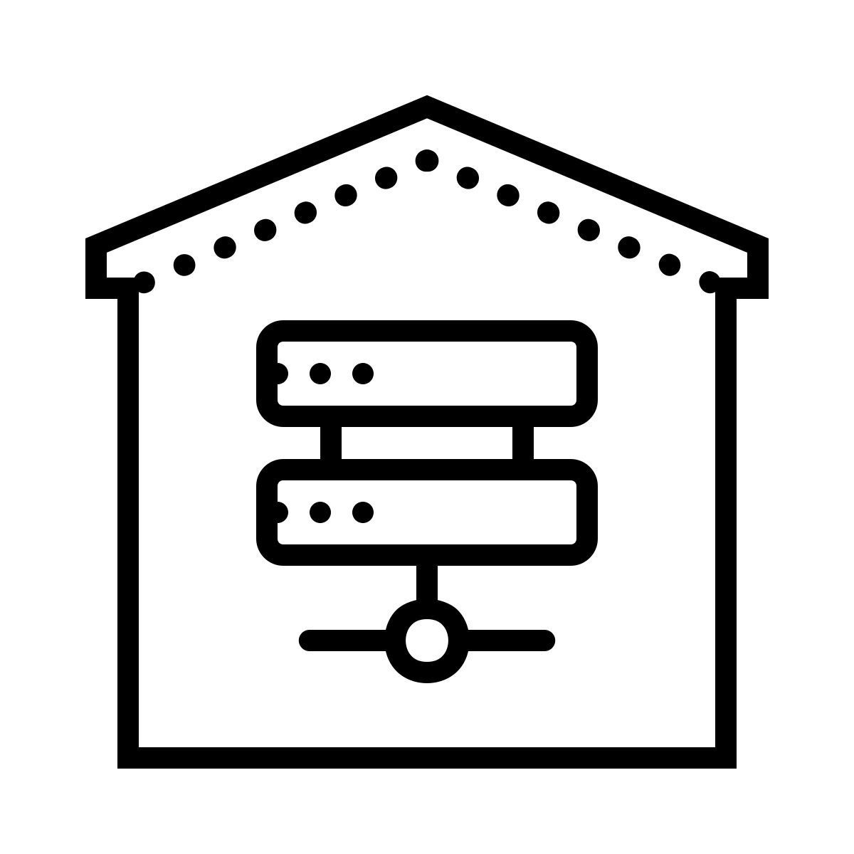 dotted style 数据中心 icon