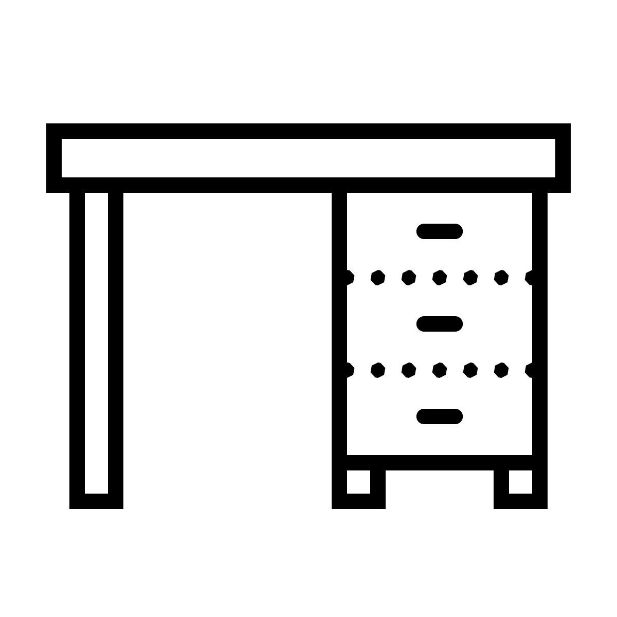 dotted style 台 icon