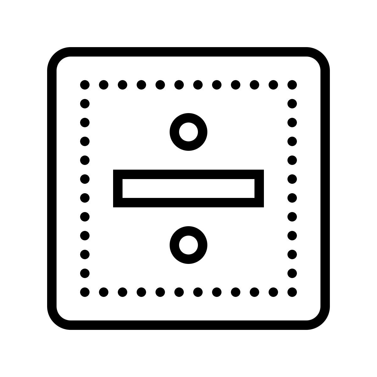 dotted style dividir icon