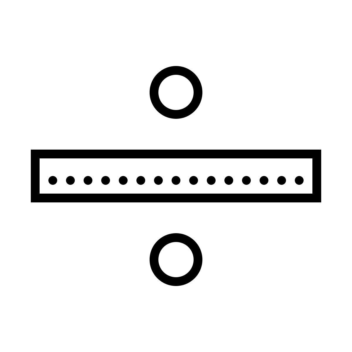 dotted style dividir icon