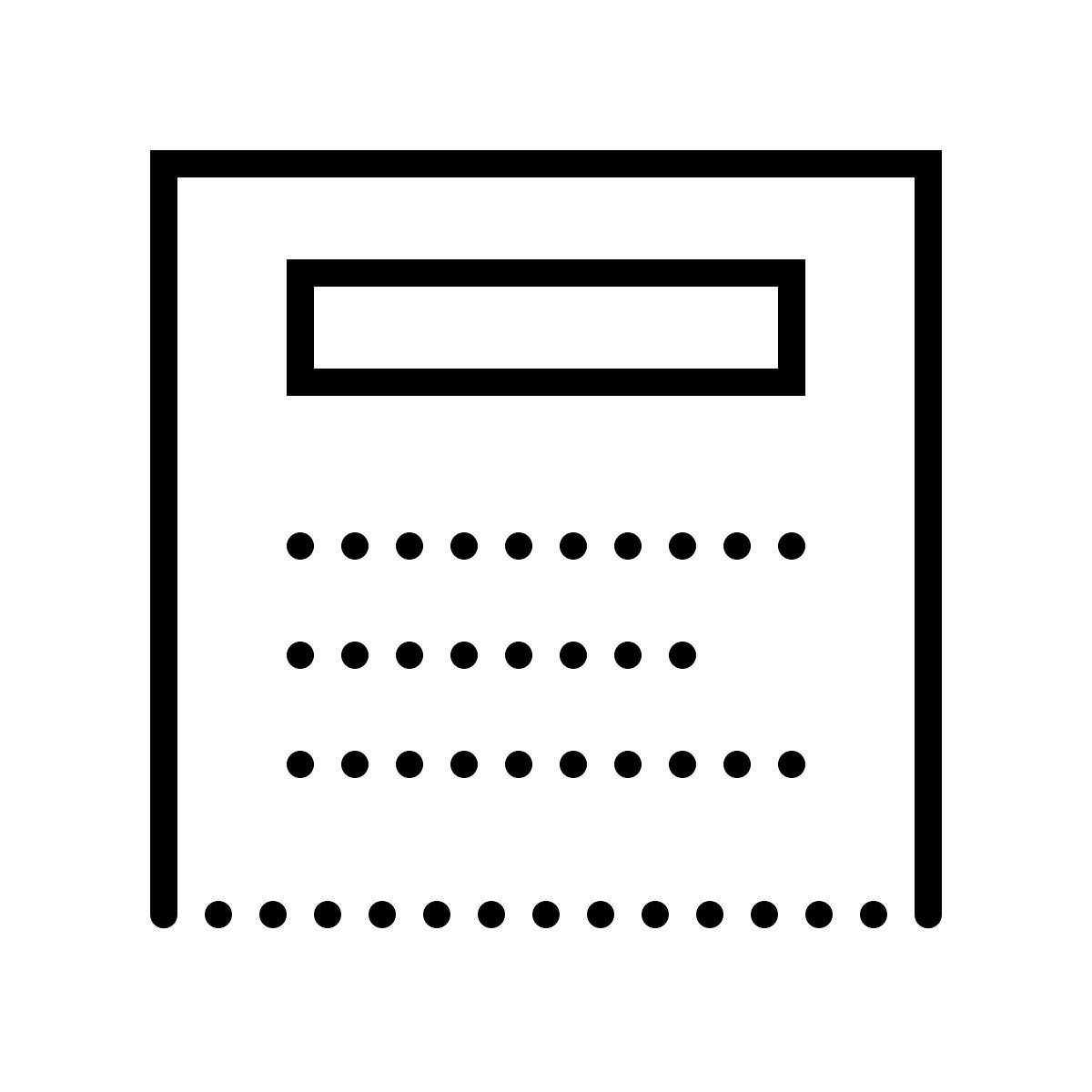 dotted style título icon