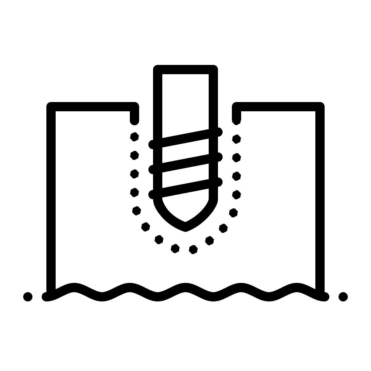 dotted style 钻井 icon