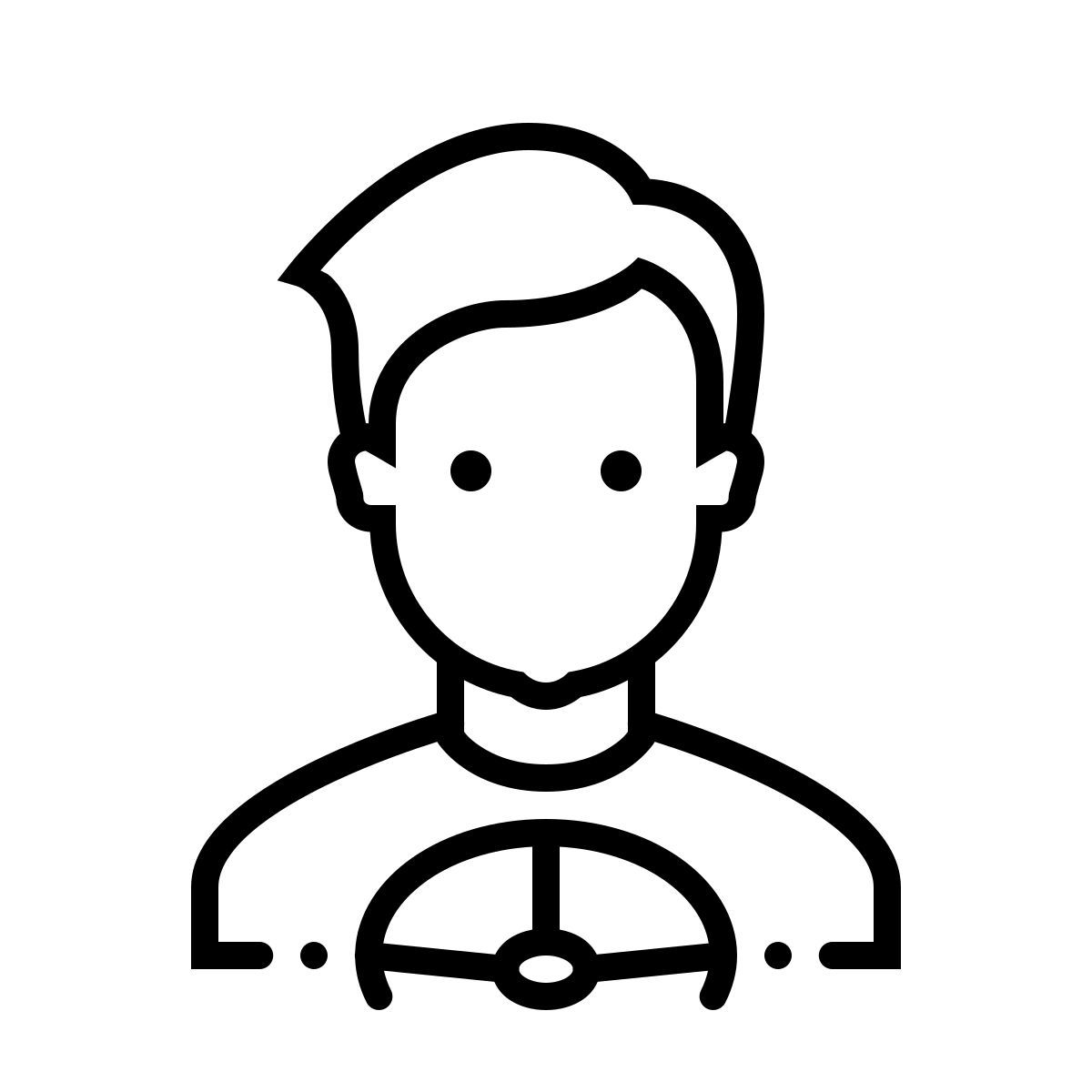 dotted style driver icon