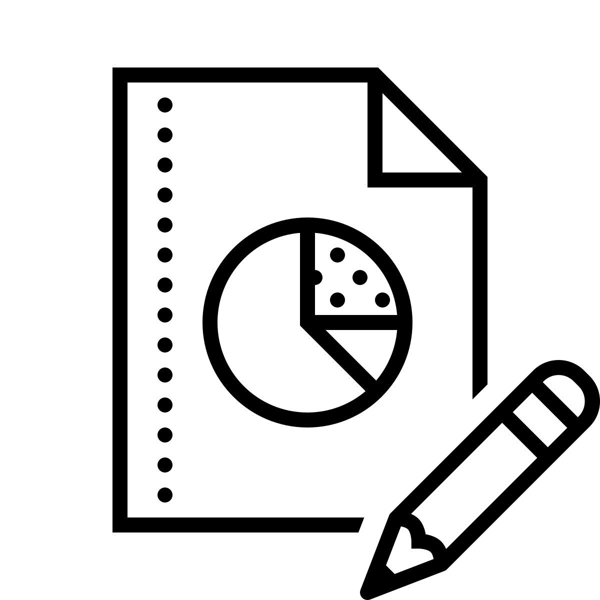 Editar o relatório de gráfico de pizza icon