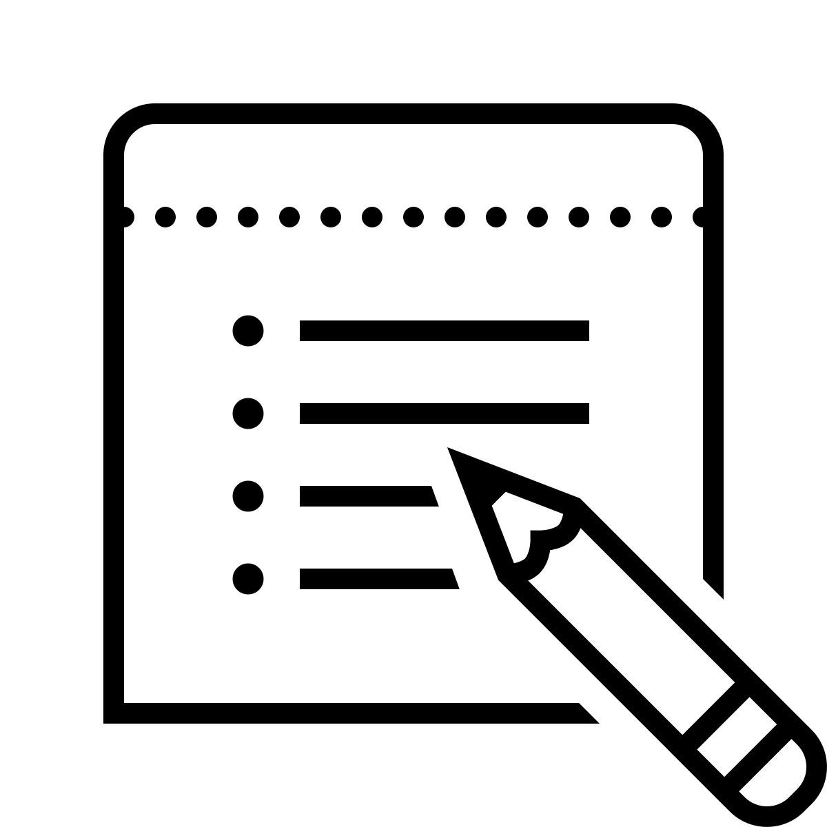 dotted style edit property icon