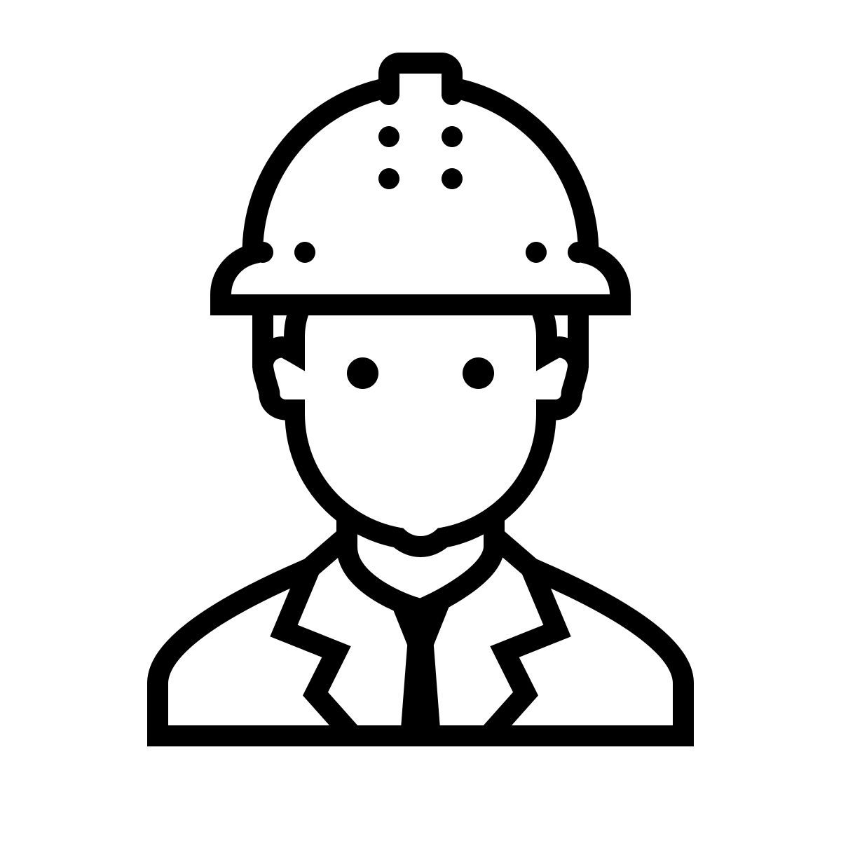 dotted style engineer icon