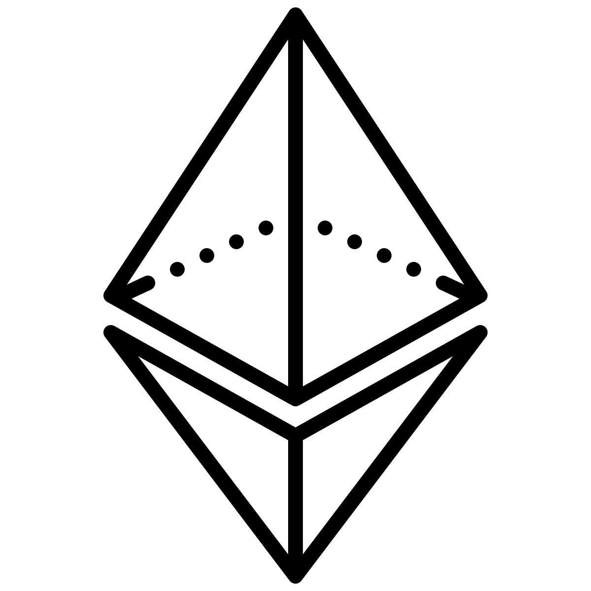 dotted style ethereum icon