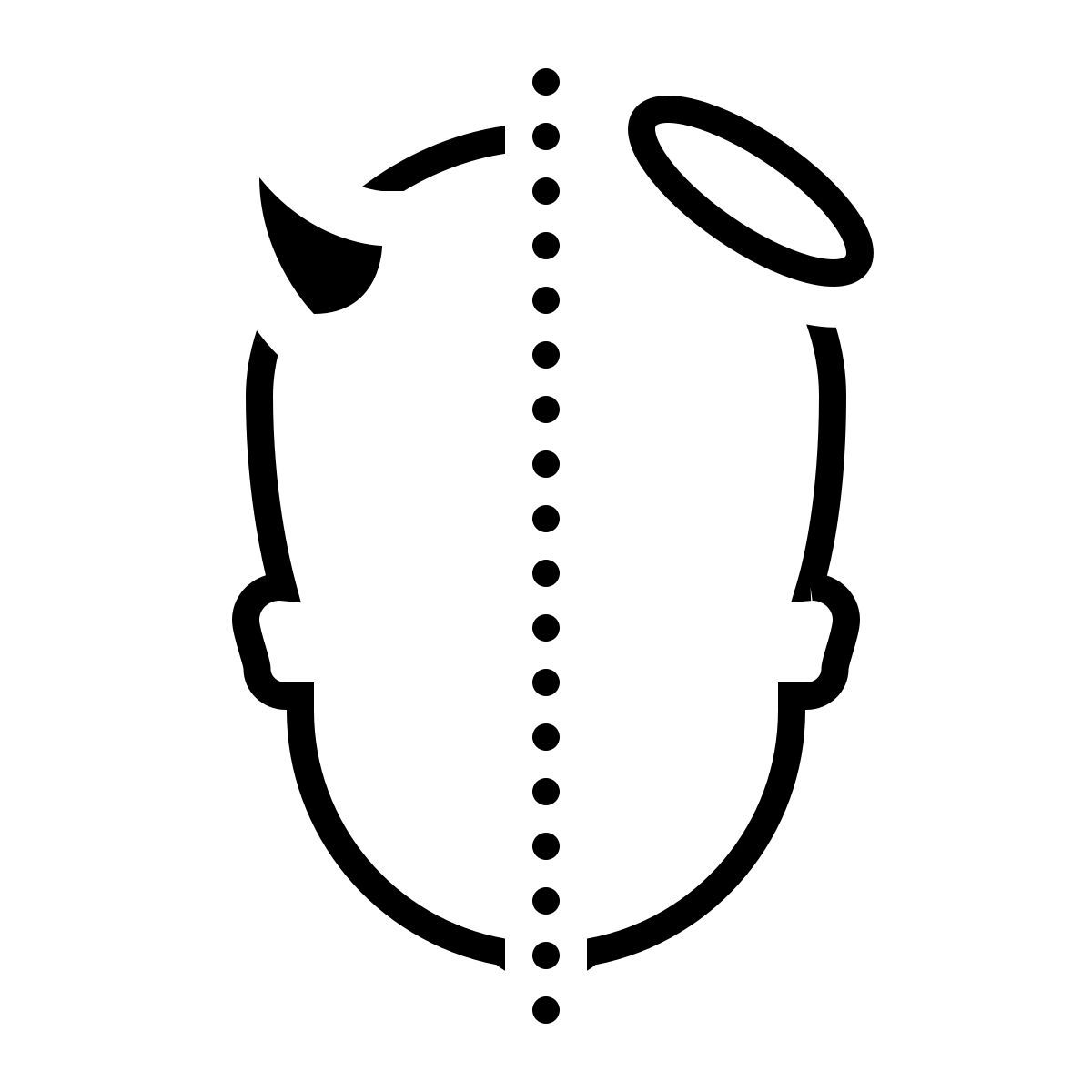 dotted style ethics icon