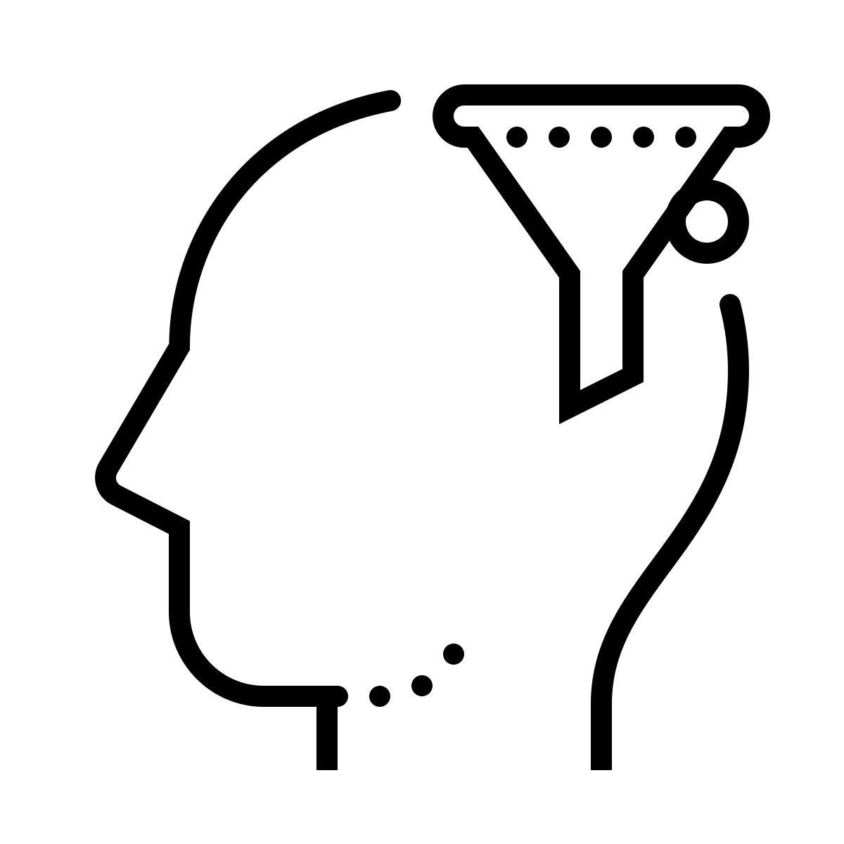 dotted style experience skill icon