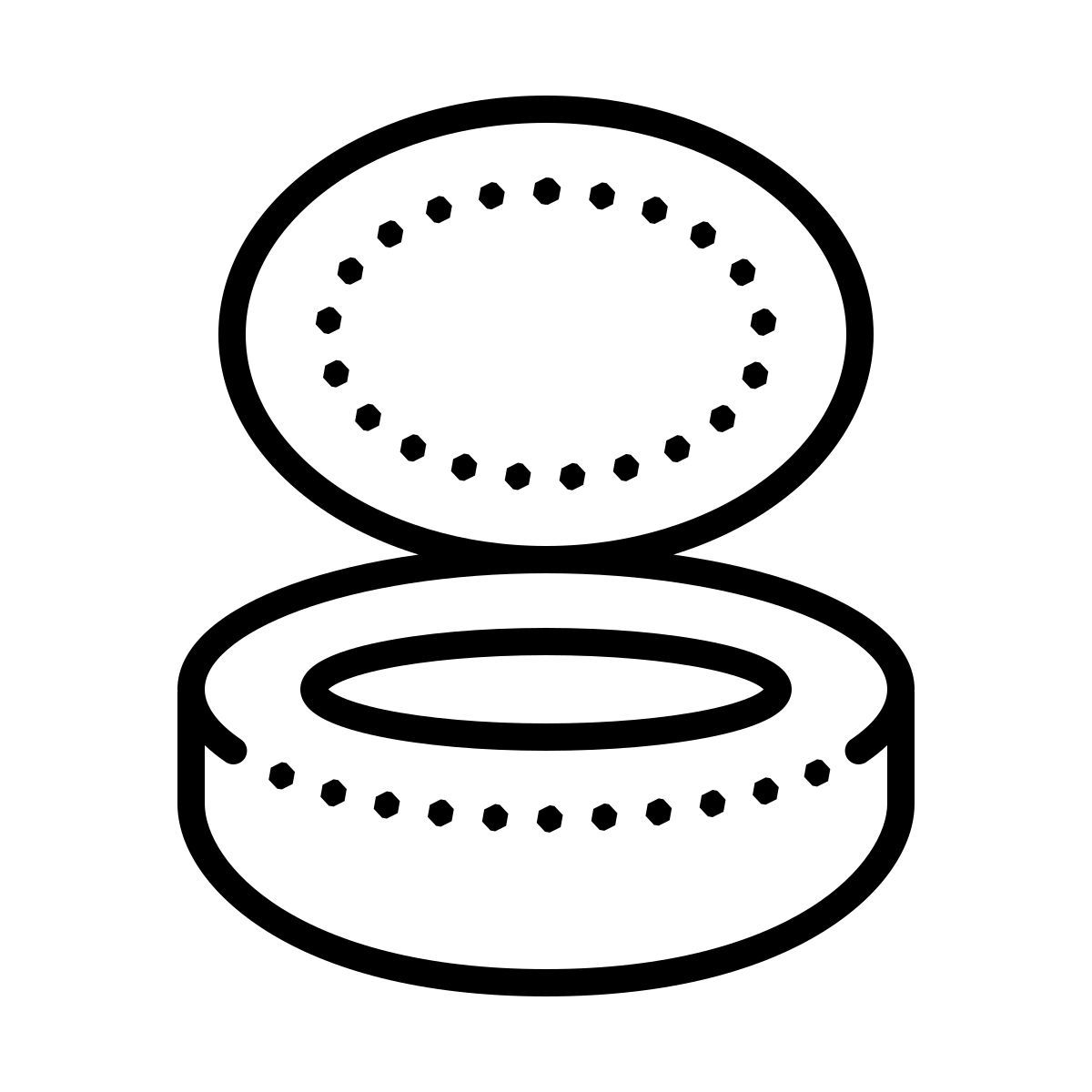 dotted style 香粉 icon