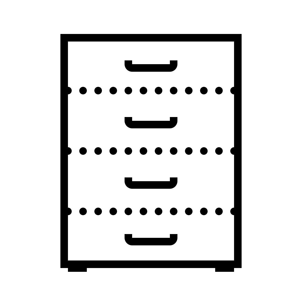 dotted style cassetto icon