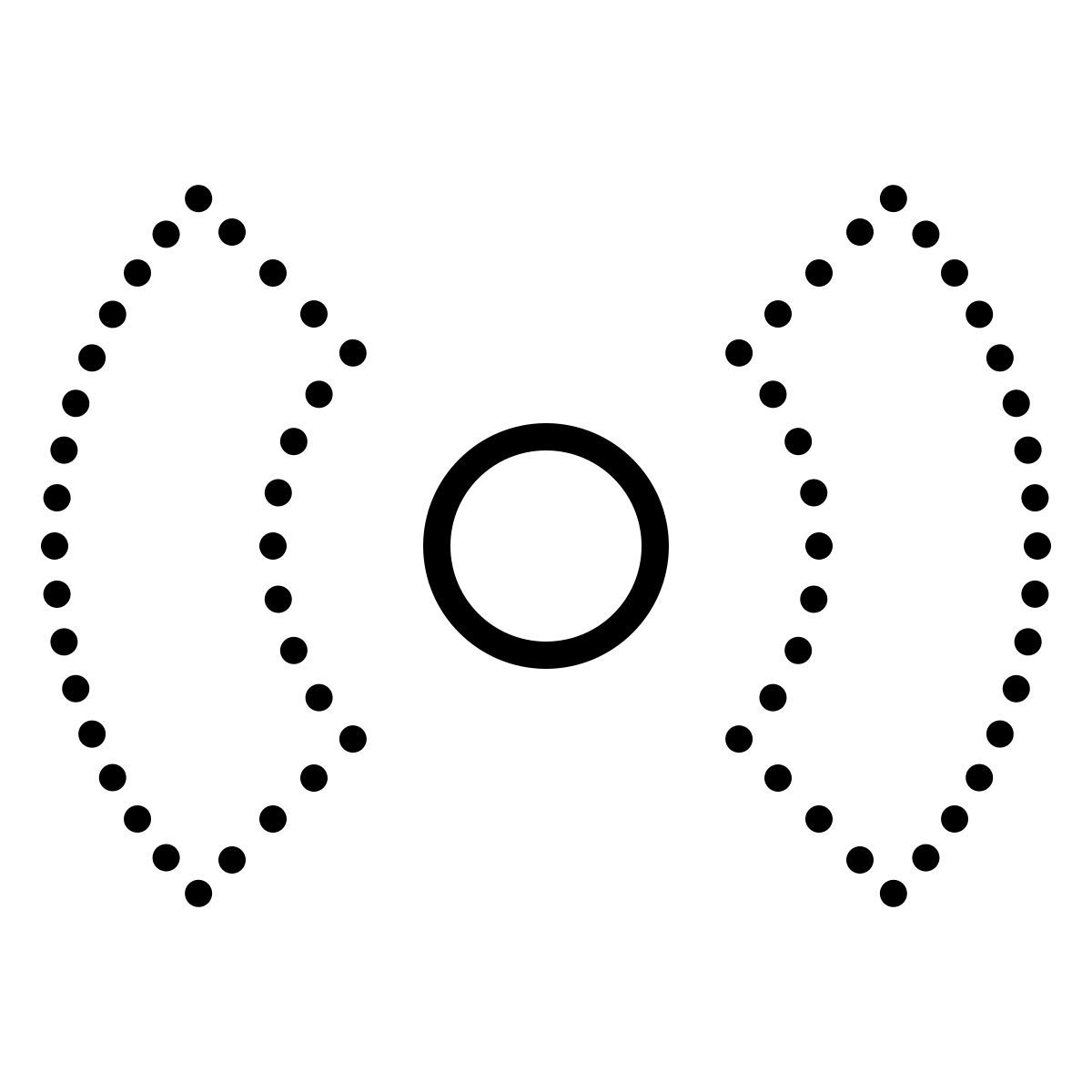 dotted style pulsante di allarme antincendio icon