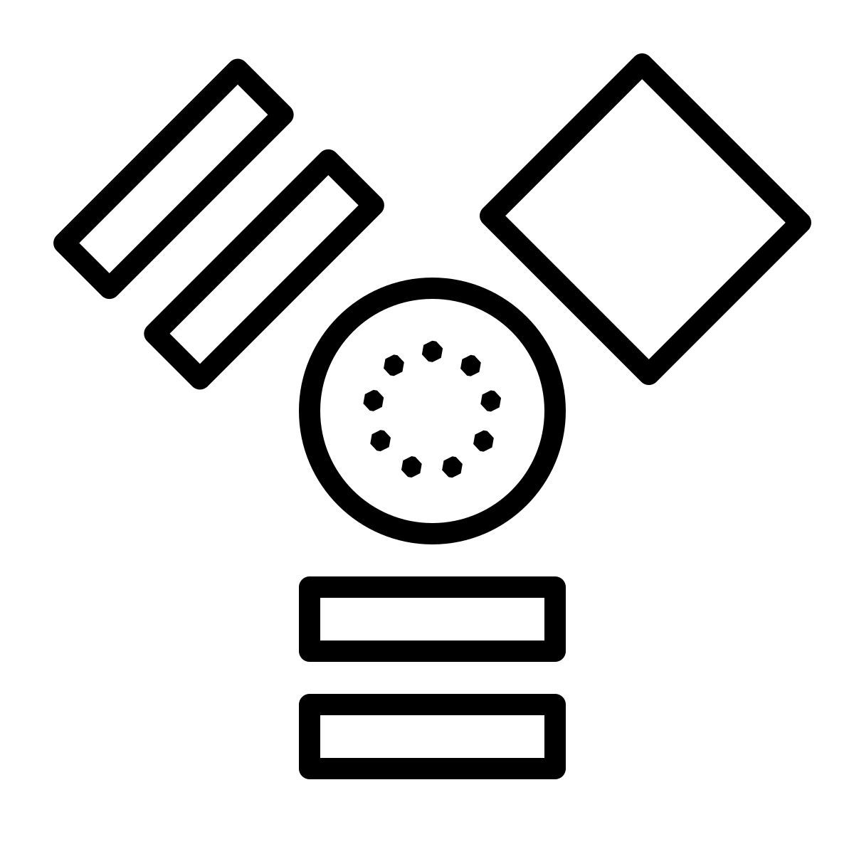 dotted style 火线 icon