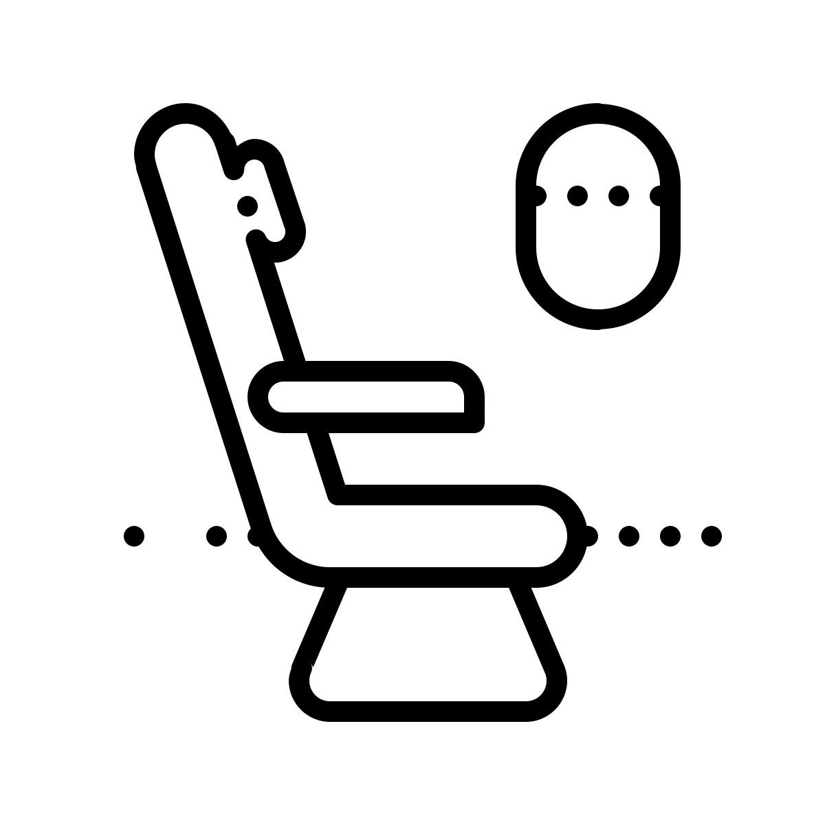 dotted style sitz icon