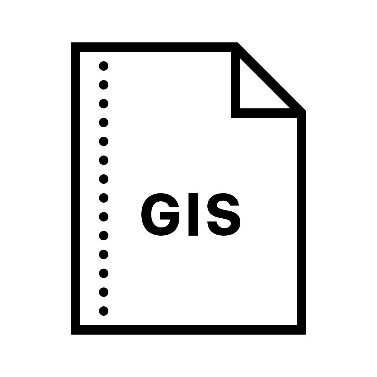 dotted style gis icon