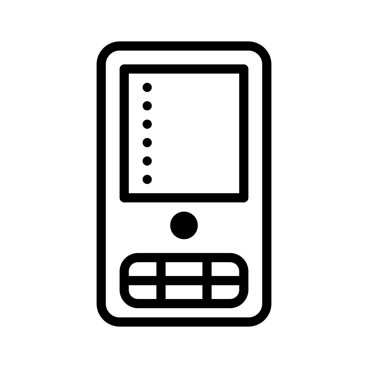 dotted style google mobile icon