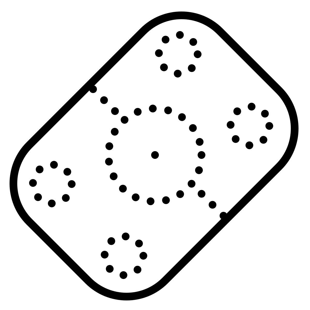 dotted style 曲棍球场 icon