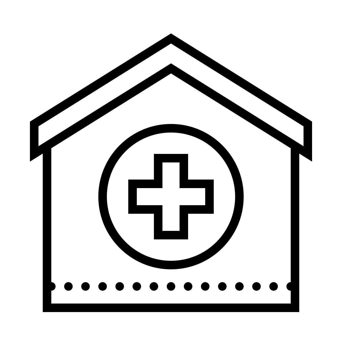 dotted style 医院3 icon