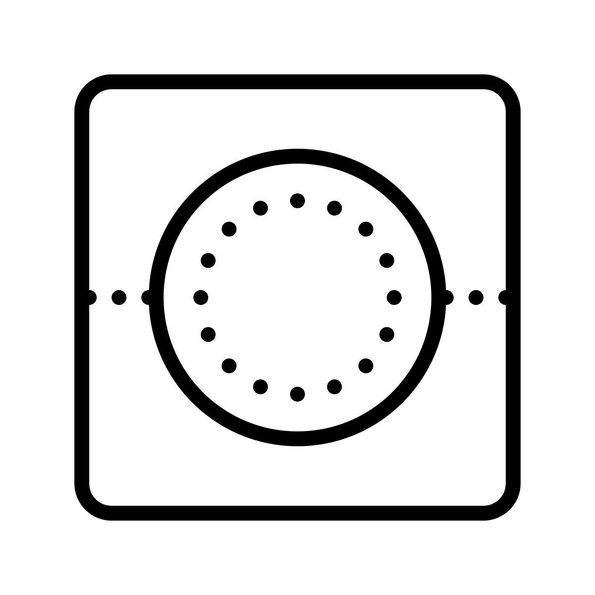 dotted style webcam intégrée icon