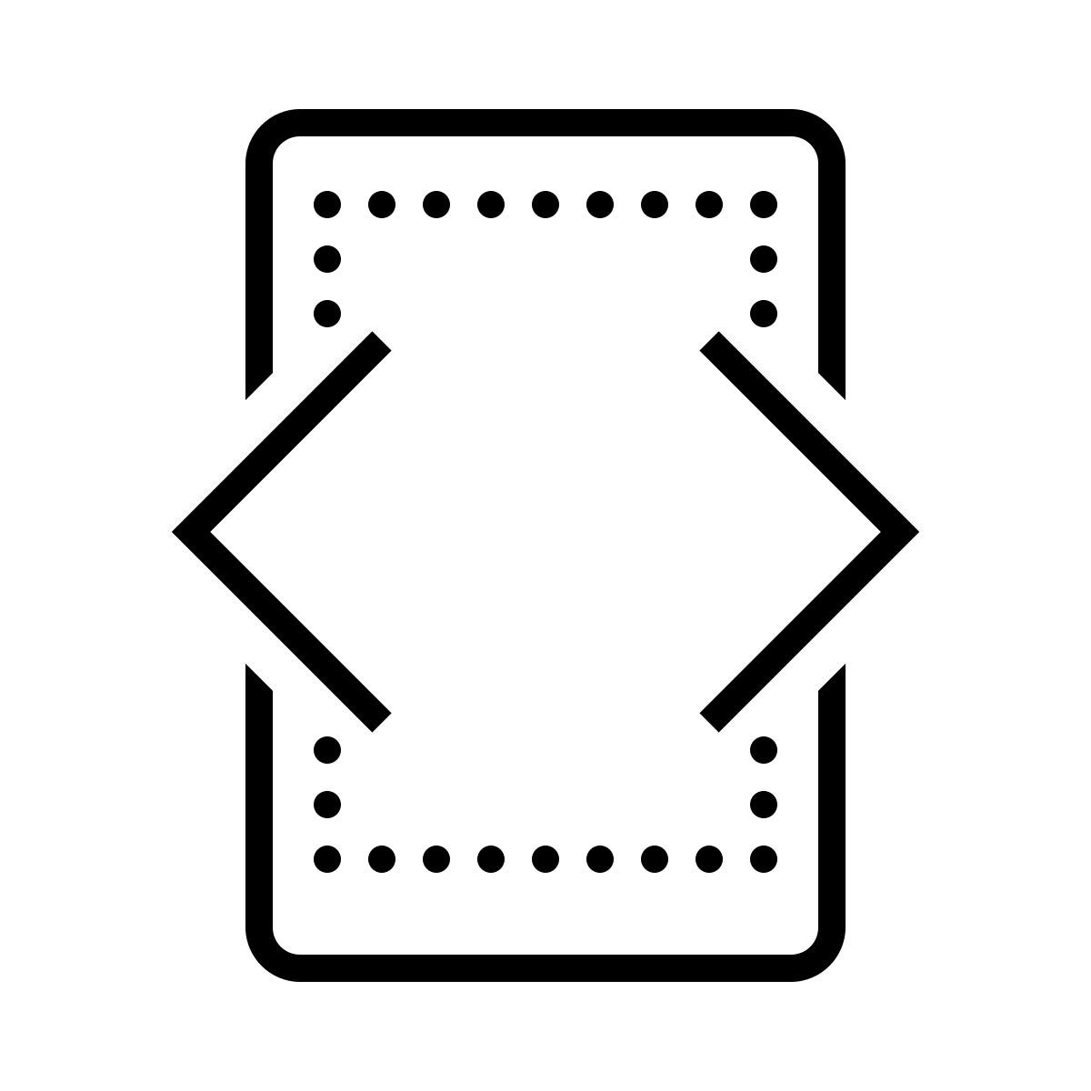 dotted style developer mode icon