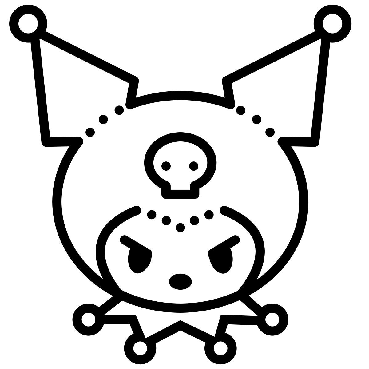 Cursor Kuromi PNG SVG