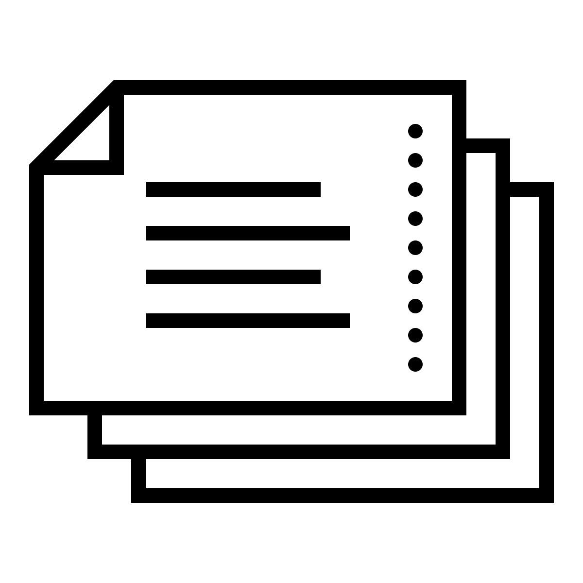 dotted style etiquetas icon