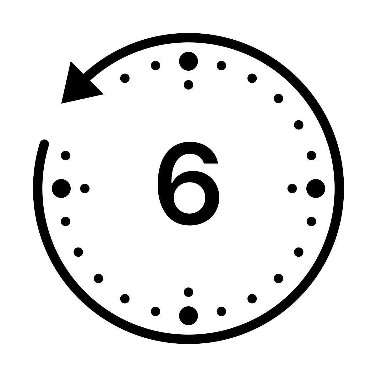 dotted style last 6 hours icon