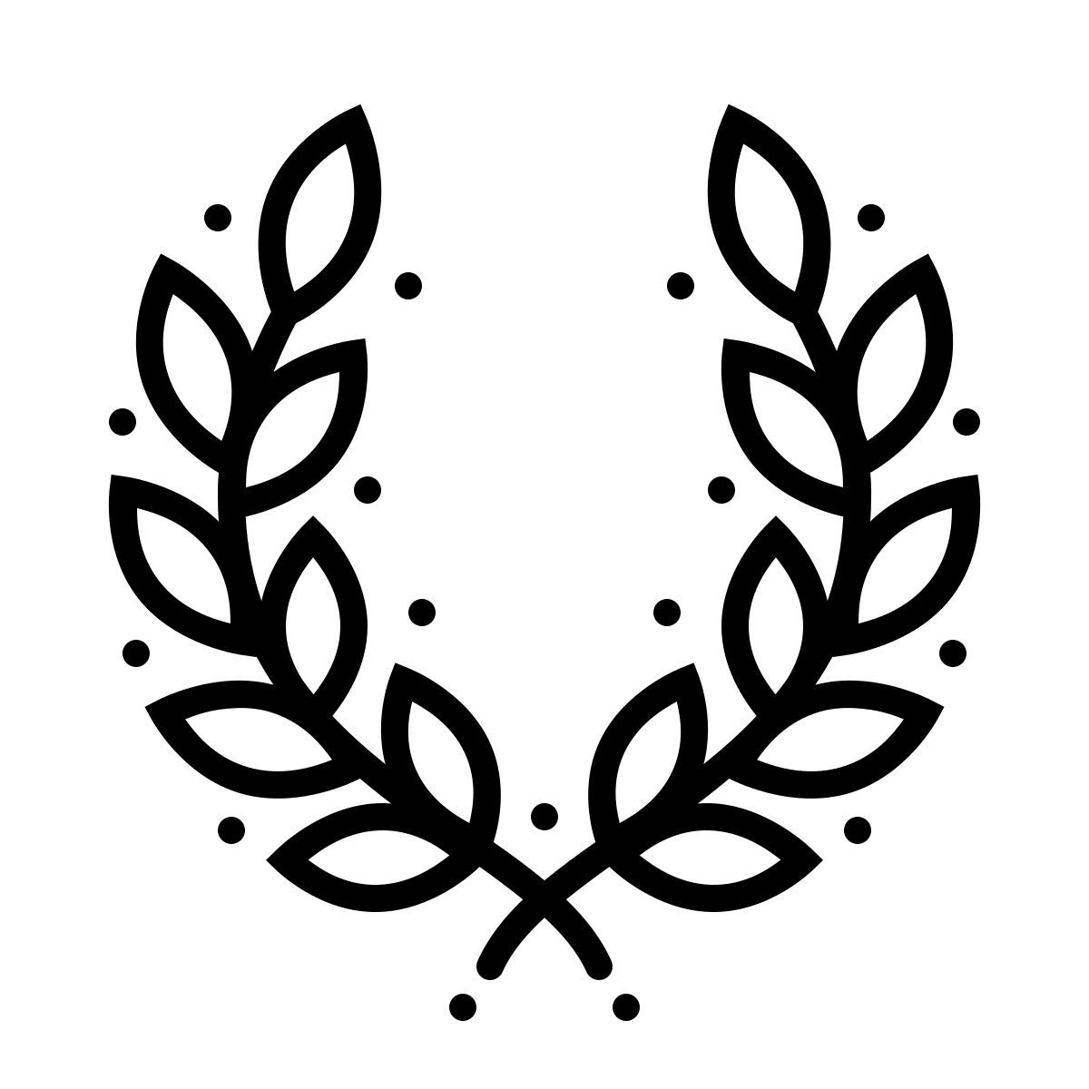 dotted style 화환 icon