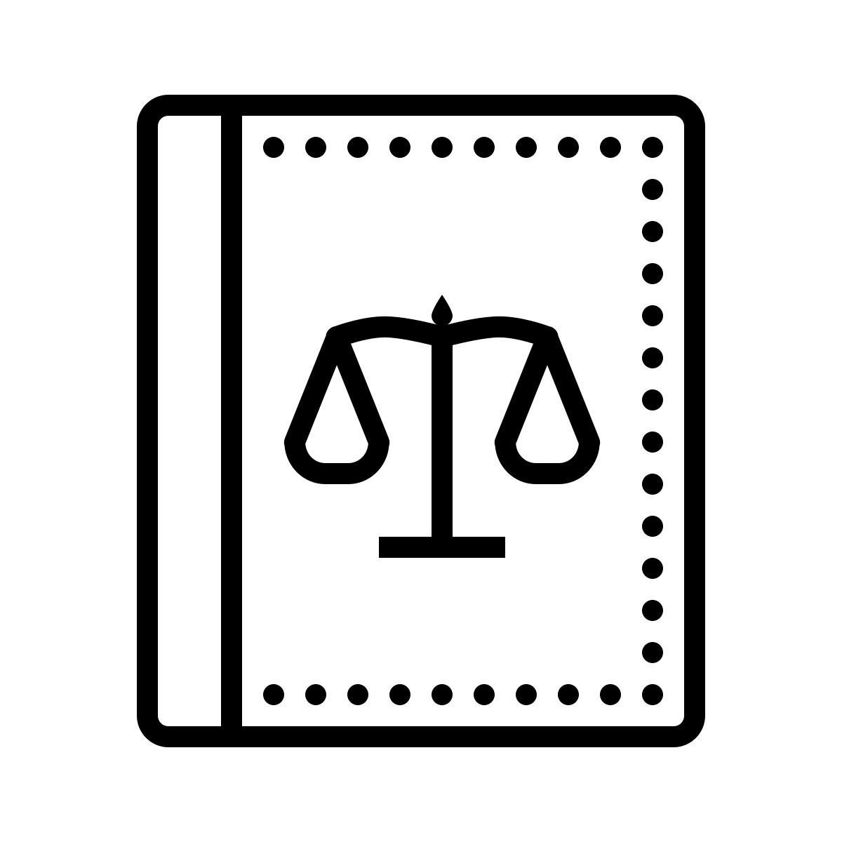 dotted style 法律书籍 icon