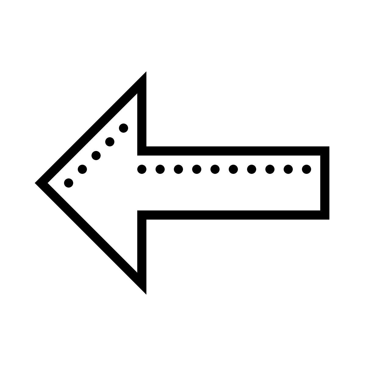 dotted style links icon