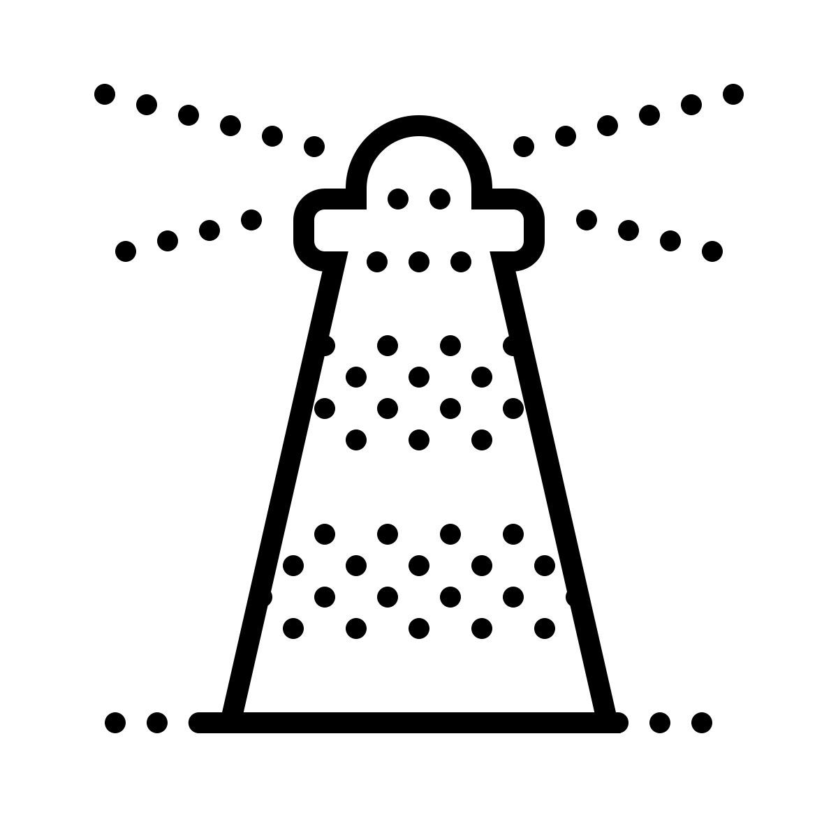 dotted style leuchtturm icon