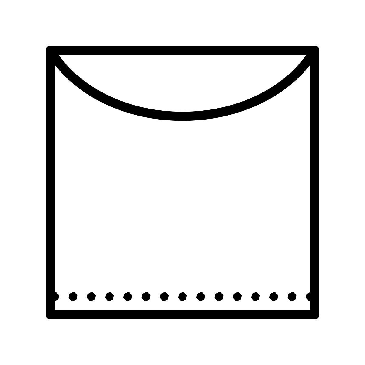 dotted style line dry icon