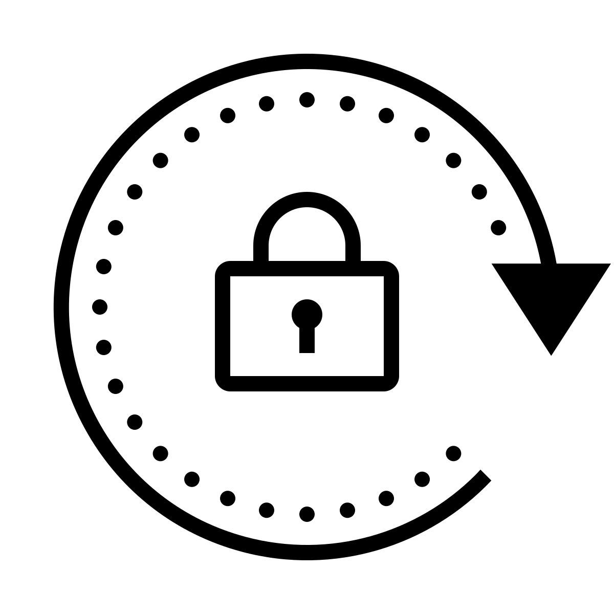 dotted style orientamento blocco icon