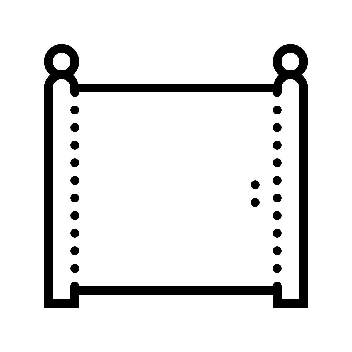 dotted style 前门 icon